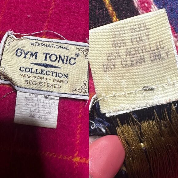 Vintage Gym Tonic Collection Jacket Women’s OS Wool Southwestern Striped Sweater - Picture 7 of 8